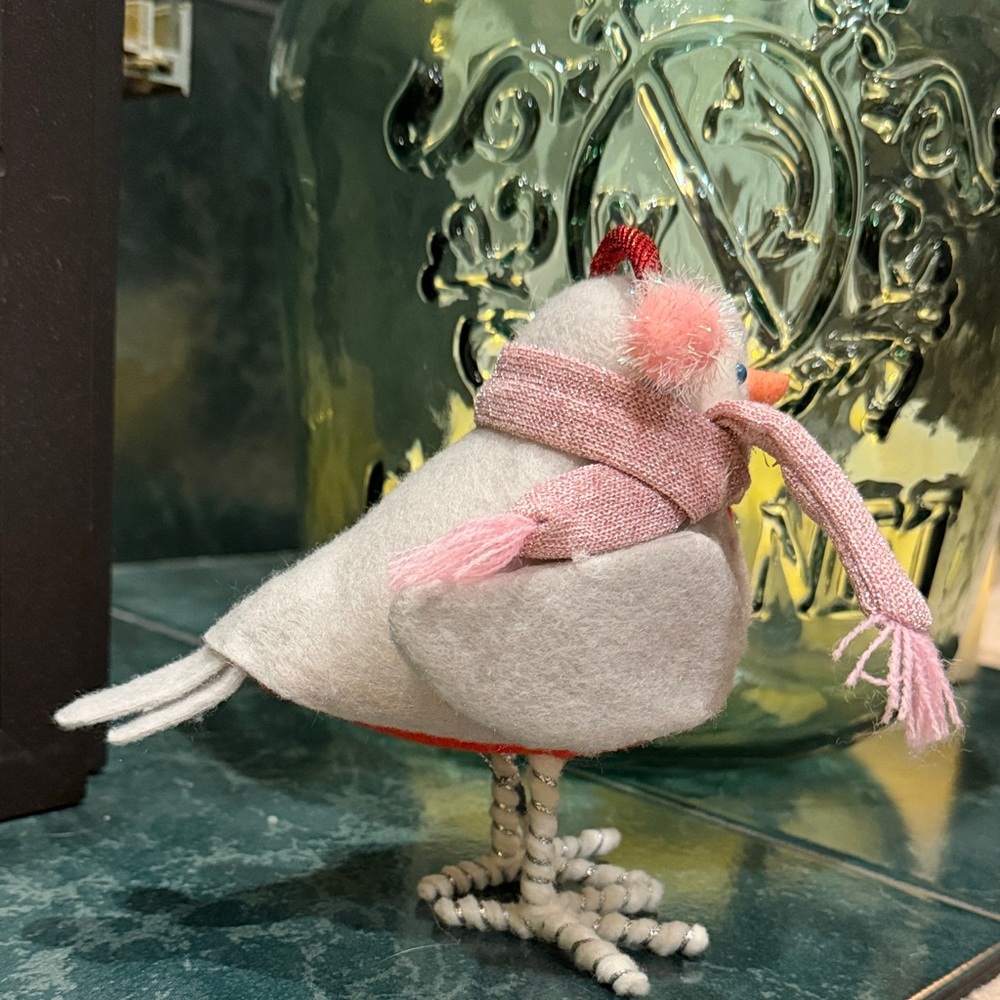 Festive 2018 Target Red and Gray Bird Decoration (Noelle) - Picture 7 of 10